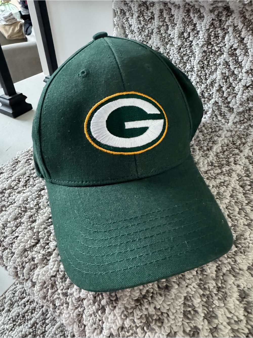 Green Bay Packers Hat with Embroidered logo Kids Size